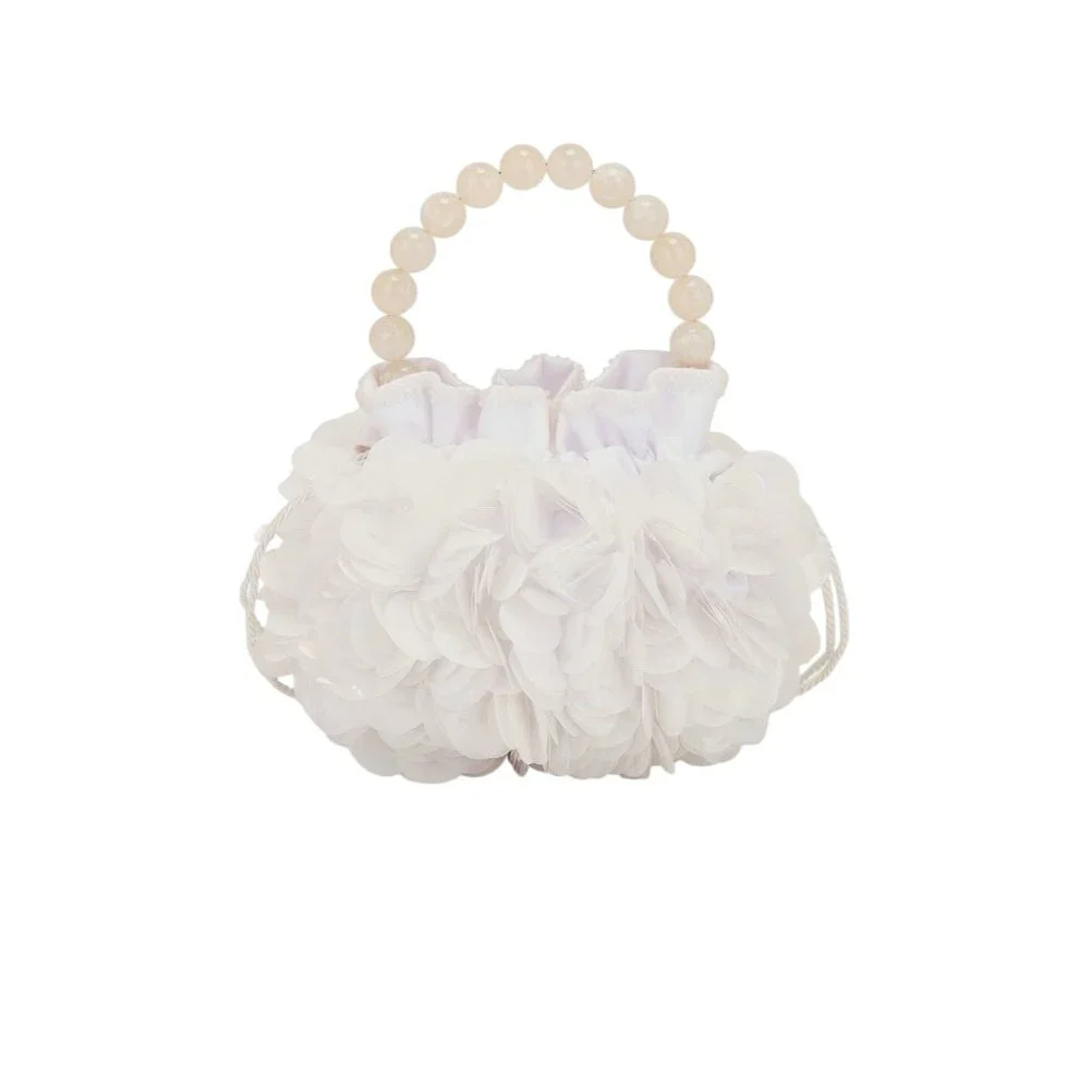 PatBO x REVOLVE x Nannacay Alyssa Bag in White New Womens Clutch Evening